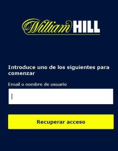william hill my account login