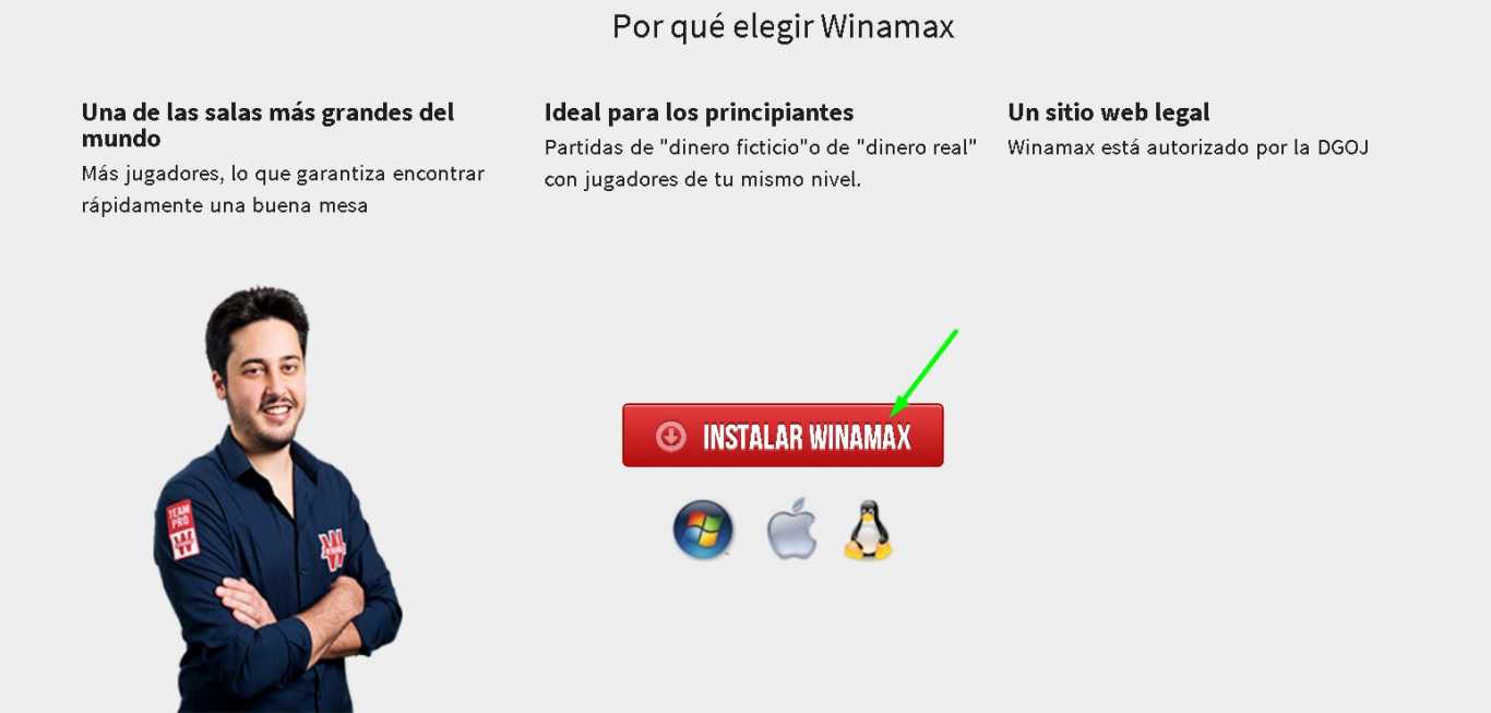 Winamax install for PC